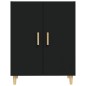 Sideboard Schwarz 70x34x90 cm Holzwerkstoff Sideboard Schwarz 70x34x90 cm Holzwerkstoff
