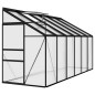Gewächshaus Anthrazit Aluminium 7,44 m³ Gewächshaus Anthrazit Aluminium 7,44 m³
