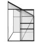 Gewächshaus Anthrazit Aluminium 7,44 m³ Gewächshaus Anthrazit Aluminium 7,44 m³