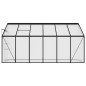 Gewächshaus Anthrazit Aluminium 7,44 m³ Gewächshaus Anthrazit Aluminium 7,44 m³