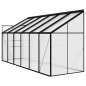 Gewächshaus Anthrazit Aluminium 7,44 m³ Gewächshaus Anthrazit Aluminium 7,44 m³