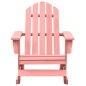 vidaXL Adirondack-Schaukelstuhl Massivholz Tanne Rosa vidaXL Adirondack-Schaukelstuhl Massivholz Tanne Rosa