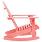 vidaXL Adirondack-Schaukelstuhl Massivholz Tanne Rosa vidaXL Adirondack-Schaukelstuhl Massivholz Tanne Rosa