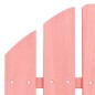vidaXL Adirondack-Schaukelstuhl Massivholz Tanne Rosa vidaXL Adirondack-Schaukelstuhl Massivholz Tanne Rosa