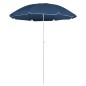 Sonnenschirm mit Stahlmast Blau 180 cm Sonnenschirm mit Stahlmast Blau 180 cm