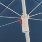 Sonnenschirm mit Stahlmast Blau 180 cm Sonnenschirm mit Stahlmast Blau 180 cm