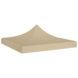 vidaXL Partyzelt-Dach 2x2 m Beige 270 g/m² 