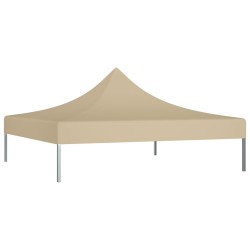 vidaXL Partyzelt-Dach 2x2 m Beige 270 g/m² 