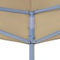 vidaXL Partyzelt-Dach 2x2 m Beige 270 g/m² vidaXL Partyzelt-Dach 2x2 m Beige 270 g/m²