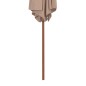 vidaXL Sonnenschirm mit Holz-Mast 270 cm Taupe vidaXL Sonnenschirm mit Holz-Mast 270 cm Taupe