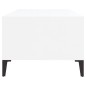 vidaXL Couchtisch Hochglanz-Weiß 90x50x36,5 cm Holzwerkstoff vidaXL Couchtisch Hochglanz-Weiß 90x50x36,5 cm Holzwerkstoff