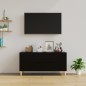 TV-Schrank Schwarz 102x44,5x50 cm Holzwerkstoff TV-Schrank Schwarz 102x44,5x50 cm Holzwerkstoff