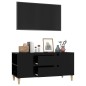 TV-Schrank Schwarz 102x44,5x50 cm Holzwerkstoff TV-Schrank Schwarz 102x44,5x50 cm Holzwerkstoff