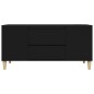 TV-Schrank Schwarz 102x44,5x50 cm Holzwerkstoff TV-Schrank Schwarz 102x44,5x50 cm Holzwerkstoff