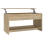 Couchtisch Sonoma-Eiche 102x50x52,5 cm Holzwerkstoff Couchtisch Sonoma-Eiche 102x50x52,5 cm Holzwerkstoff