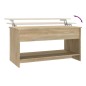 Couchtisch Sonoma-Eiche 102x50x52,5 cm Holzwerkstoff Couchtisch Sonoma-Eiche 102x50x52,5 cm Holzwerkstoff