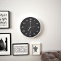 Funkwanduhr mit Quarzwerk 31 cm Schwarz Funkwanduhr mit Quarzwerk 31 cm Schwarz
