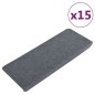 vidaXL Stufenmatten Selbstklebend 15 Stk. 65x24,5x3,5 cm Grau vidaXL Stufenmatten Selbstklebend 15 Stk. 65x24,5x3,5 cm Grau
