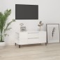 TV-Schrank Hochglanz-Weiß 102x44,5x50 cm Holzwerkstoff TV-Schrank Hochglanz-Weiß 102x44,5x50 cm Holzwerkstoff