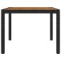 7-tlg. Garten-Essgruppe mit Auflagen Poly Rattan Schwarz 7-tlg. Garten-Essgruppe mit Auflagen Poly Rattan Schwarz