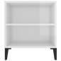 TV-Schrank Hochglanz-Weiß 102x44,5x50 cm Holzwerkstoff TV-Schrank Hochglanz-Weiß 102x44,5x50 cm Holzwerkstoff