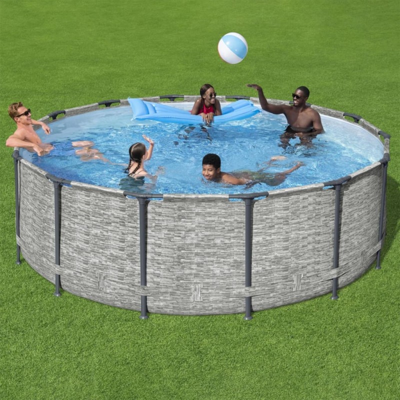 Bestway Power Steel Swimming Pool 427x122 cm Bestway Power Steel Swimming Pool 427x122 cm