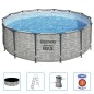 Bestway Power Steel Swimming Pool 427x122 cm Bestway Power Steel Swimming Pool 427x122 cm