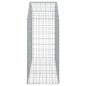Gabione mit Hochbogen 150x50x100/120 cm Verzinktes Eisen Gabione mit Hochbogen 150x50x100/120 cm Verzinktes Eisen