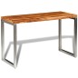 Esstisch Schreibtisch Massivholz mit Stahlbeinen Esstisch Schreibtisch Massivholz mit Stahlbeinen