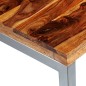Esstisch Schreibtisch Massivholz mit Stahlbeinen Esstisch Schreibtisch Massivholz mit Stahlbeinen