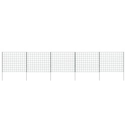 Gartenzaun Set 77,5x64 cm Grün
