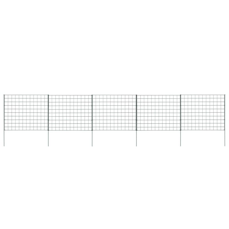 Gartenzaun Set 77,5x64 cm Grün Gartenzaun Set 77,5x64 cm Grün