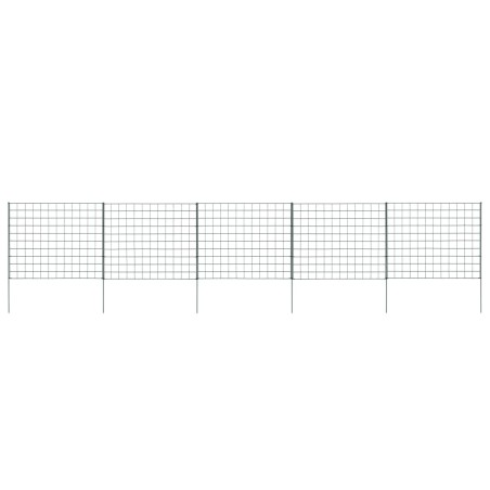 Gartenzaun Set 77,5x64 cm Grün