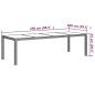 vidaXL 9-tlg. Garten-Essgruppe mit Kissen Poly Rattan Grau vidaXL 9-tlg. Garten-Essgruppe mit Kissen Poly Rattan Grau