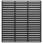 Zaunelement WPC 180 x 180 cm Schwarz