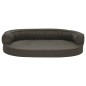 vidaXL Hundematratze Ergonomisch 75x53cm Leinenoptik Dunkelgrau vidaXL Hundematratze Ergonomisch 75x53cm Leinenoptik Dunkelgrau