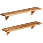 vidaXL Wandregale 2 Stk. 90 x 20 x 18 cm Massivholz Akazie vidaXL Wandregale 2 Stk. 90 x 20 x 18 cm Massivholz Akazie