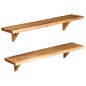vidaXL Wandregale 2 Stk. 90 x 20 x 18 cm Massivholz Akazie vidaXL Wandregale 2 Stk. 90 x 20 x 18 cm Massivholz Akazie