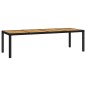 9-tlg. Garten-Essgruppe mit Kissen Poly Rattan Schwarz 9-tlg. Garten-Essgruppe mit Kissen Poly Rattan Schwarz