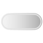 LED-Badspiegel 90x40 cm Oval