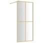 Duschwand für Begehbare Dusche ESG Klarglas Golden 100x195cm Duschwand für Begehbare Dusche ESG Klarglas Golden 100x195cm