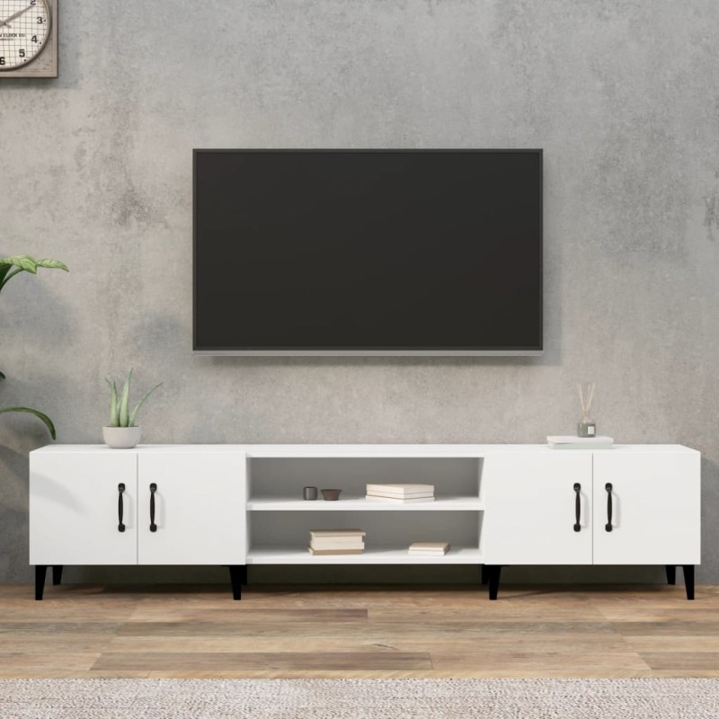 TV-Schrank Weiß 180x31,5x40 cm Holzwerkstoff TV-Schrank Weiß 180x31,5x40 cm Holzwerkstoff