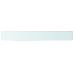 vidaXL Regalboden Glas Transparent 100 cm x 12 cm