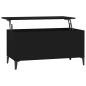 Couchtisch Schwarz 90x44,5x45 cm Holzwerkstoff Couchtisch Schwarz 90x44,5x45 cm Holzwerkstoff