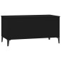 Couchtisch Schwarz 90x44,5x45 cm Holzwerkstoff Couchtisch Schwarz 90x44,5x45 cm Holzwerkstoff