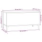 Couchtisch Schwarz 90x44,5x45 cm Holzwerkstoff Couchtisch Schwarz 90x44,5x45 cm Holzwerkstoff
