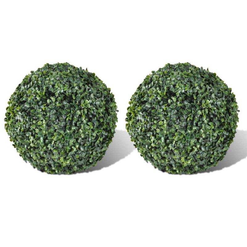 vidaXL Buchsbaumkugeln 2 Stk. Künstlich Formschnitt-Kugel 27 cm vidaXL Buchsbaumkugeln 2 Stk. Künstlich Formschnitt-Kugel 27 cm