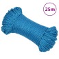 vidaXL Arbeitsseil Blau 6 mm 25 m Polypropylen vidaXL Arbeitsseil Blau 6 mm 25 m Polypropylen