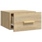 Wand-Nachttisch Sonoma-Eiche 35x35x20 cm Wand-Nachttisch Sonoma-Eiche 35x35x20 cm