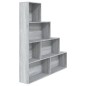 Bücherregal Grau Sonoma 155x24x160 cm Bücherregal Grau Sonoma 155x24x160 cm